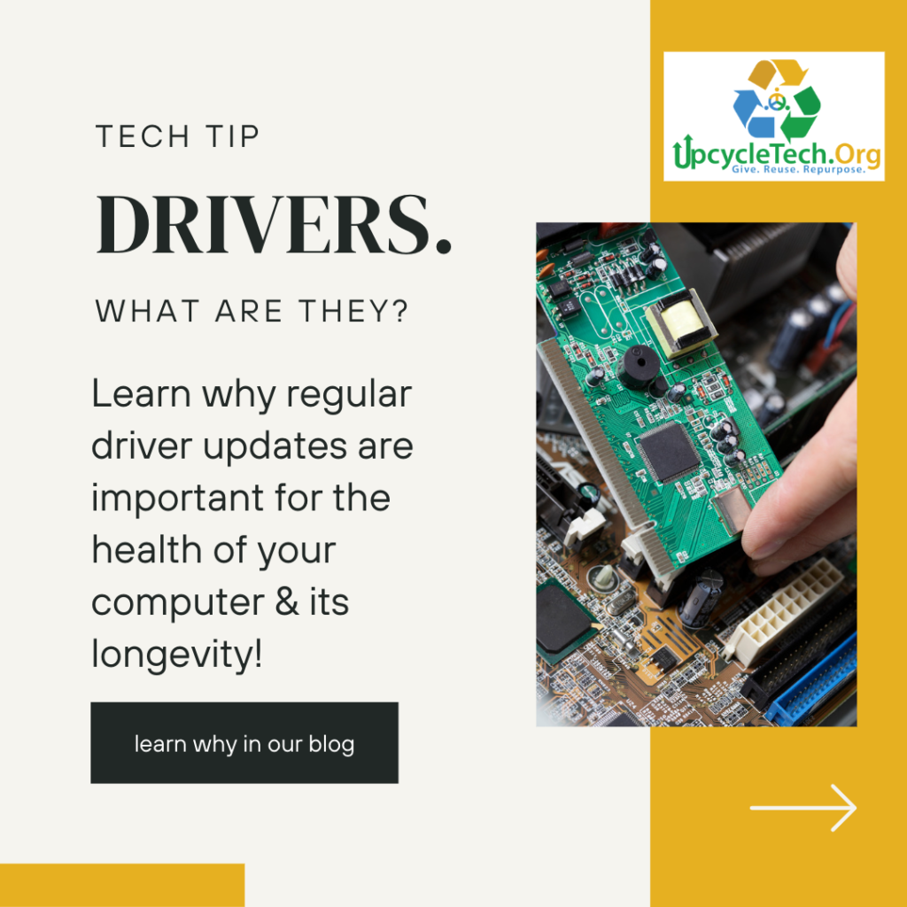 UpcycleTech Tips – Drivers